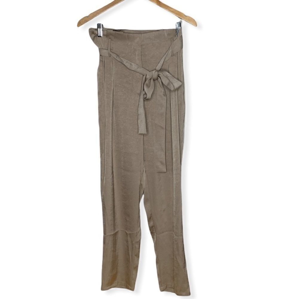 SHEIN High Waisted Paper Bag Pants